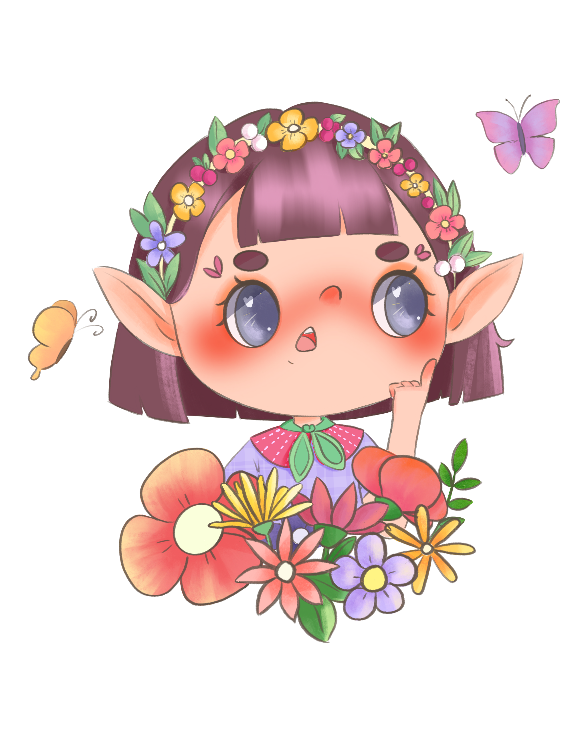 花丛精灵